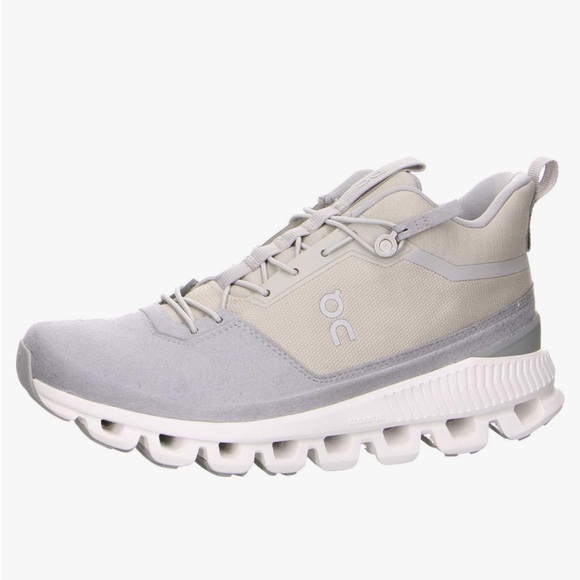 On- Running women Cloud Hi Sneakers grey W9.5 size - Picture 3 of 9